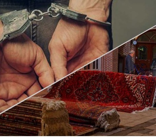سارق قالیچه‌های دستباف در دام پلیس قائنات