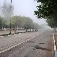 تداوم مه و رطوبت ۱۰۰ درصدی در برخی مناطق خوزستان