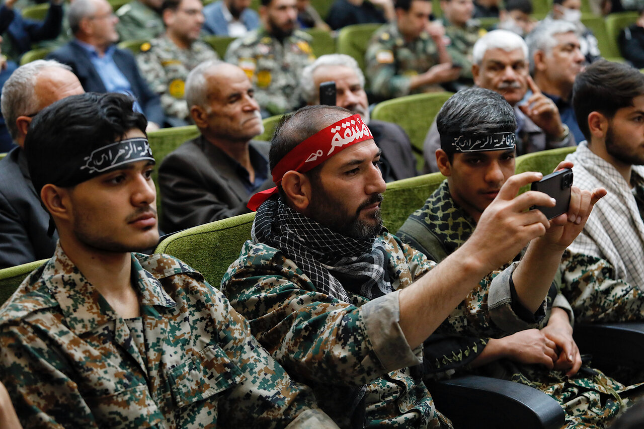 استقبال از ۴ شهید گمنام در همدان