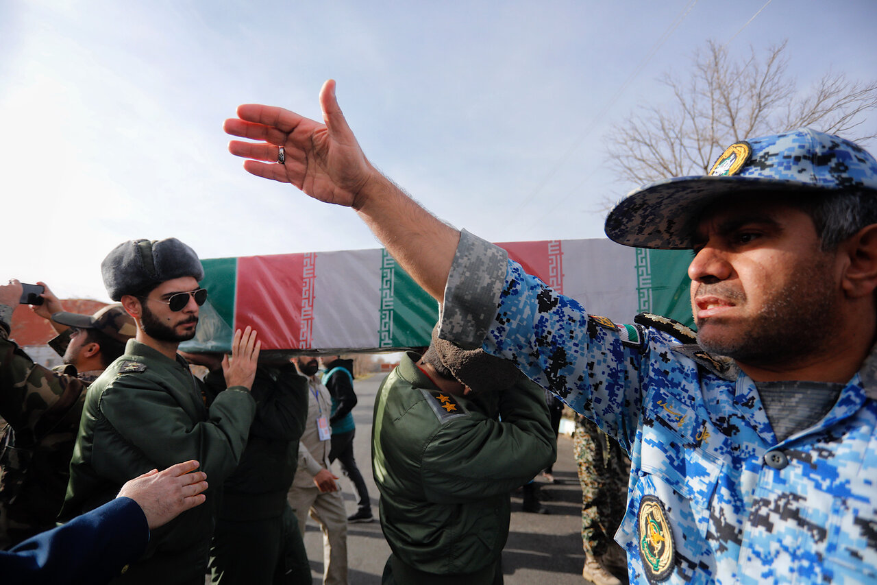 استقبال از ۴ شهید گمنام در همدان