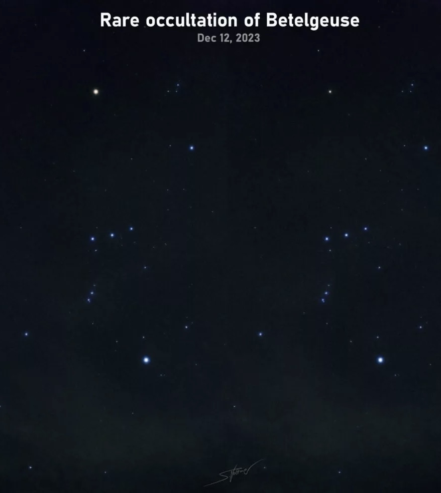 تصویر روز ناسا ؛ ستاره بتلژوز در سایه