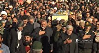 پیکر شهید گمنام در گنبدکاووس تشییع شد