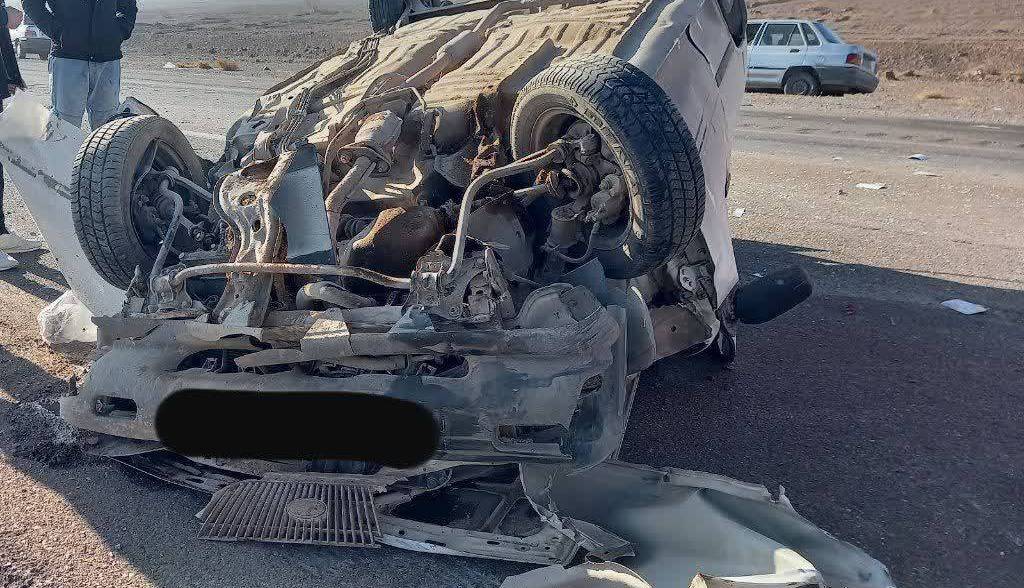 چهار کشته و زخمی بر اثر واژگونی پراید در محور رفسنجان