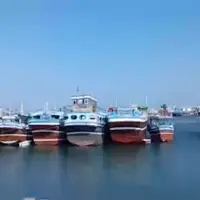 توقف یک فروند لنج ترال پاکستانی در دریای چابهار