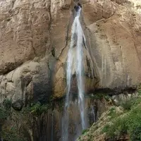 قابی زیبا از آبشار سمیرم در اصفهان