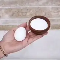 ترفند تمیز کردن زمین از تخم مرغ