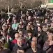 تشییع پیکر شهید گمنام دفاع مقدس در تهران
