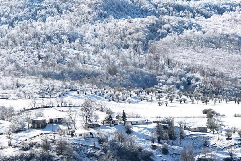 قابی زیبا از حال و هوای زمستانی فیلبند