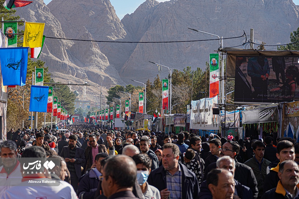 عکس/ آغاز آیین سالگرد شهادت حاج قاسم در کرمان