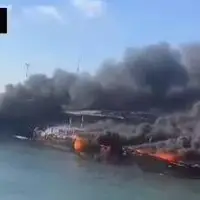 آتش‌سوزی چندین لنج در روستای «سلخ» قشم