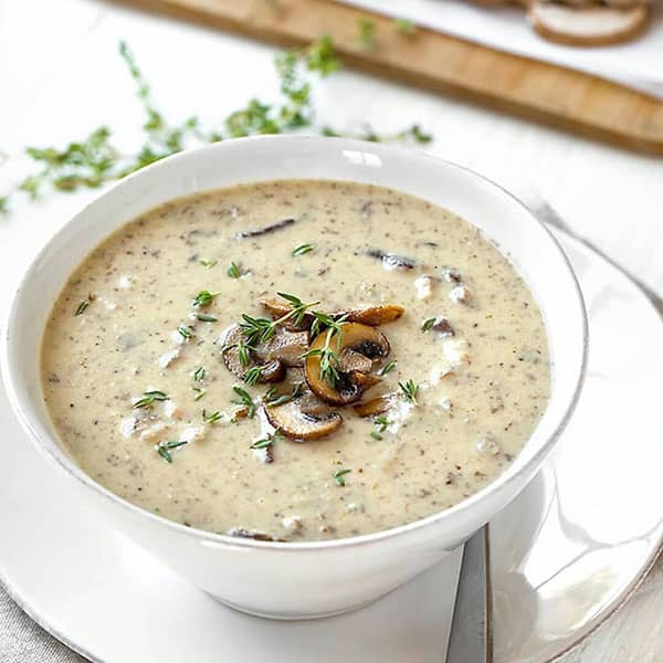 سوپ قارچ ساده رستورانی با طعمی بی نظیر