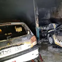 آتش‌سوزی مکانیکی در خیابان آذربایجان تهران