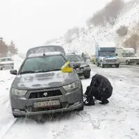 تردد در محور زنجان به طارم، فقط با زنجیرچرخ