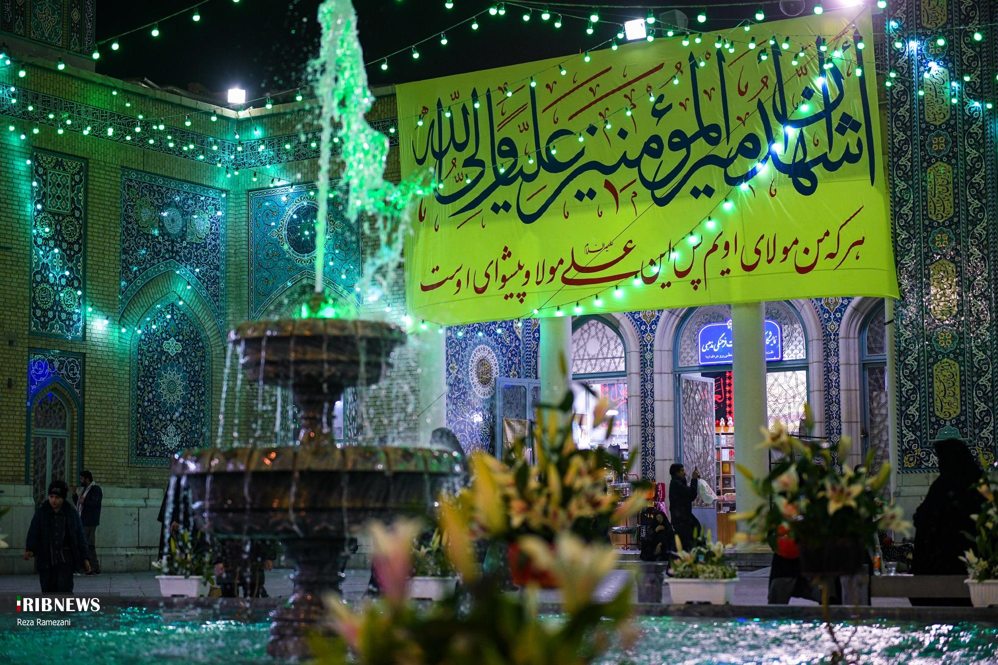 عکس/ جشن شب میلاد امام علی (ع) در حرم حضرت معصومه (س)