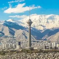 باران غبار تهران را شست