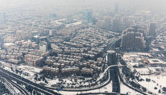 بارندگی و کاهش محسوس دما در تهران