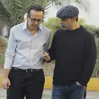 عکسی از پیمان معادی و سامان مقدم در سریال «افعی تهران»  