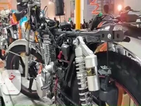 افتتاح خط تولید موتورسیکلت در کارگاه زندان مرکزی قم