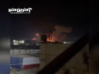 صحنه حمله آمریکا به مقر عملیات حشد‌ شعبی در استان الانبار