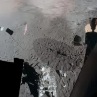 تصویر روز ناسا؛ منظره آنتارس، ماژول آپولو 14