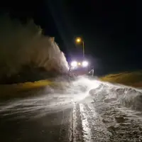 کولاک شبانه و غافلگیری مسافران در گردنه الماس