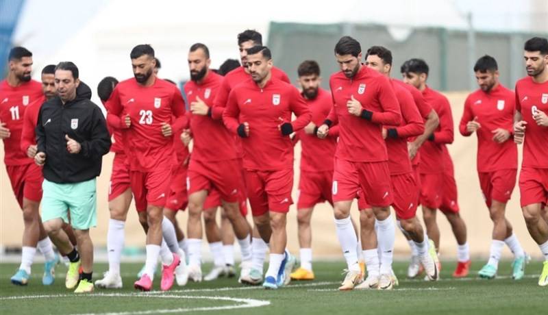 گزارش آخرین تمرین تیم ملی پیش از دیدار مقابل قطر