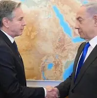 دیدار بلینکن با نتانیاهو در قدس اشغالی