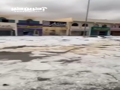 وضعیت عجیب شهر العین امارات پس از بارندگی شدید