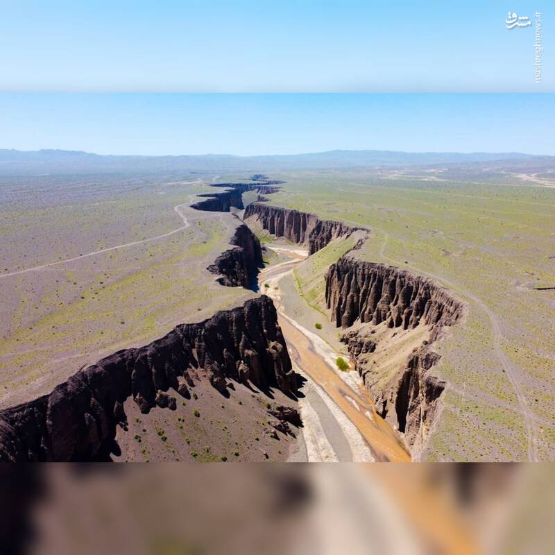 دره زیبای راگه در کرمان