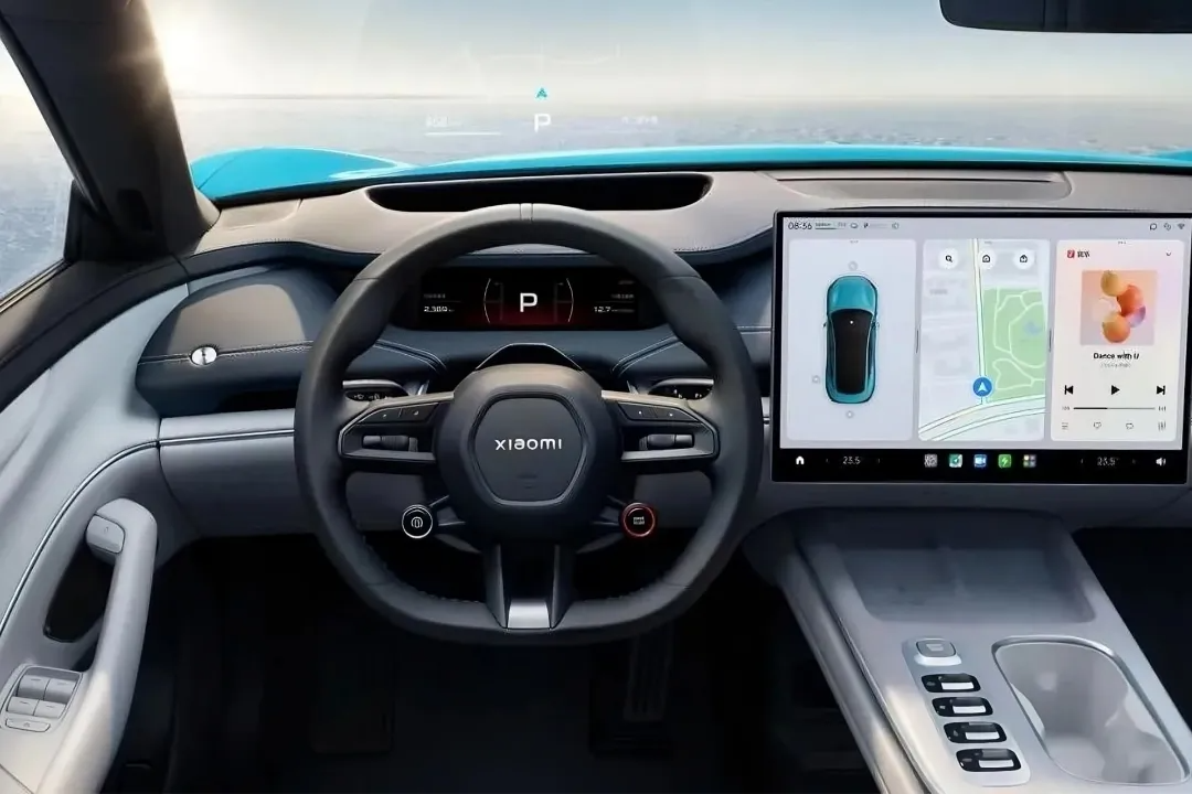 کابین ماشین «شیائومی SU7» برای اولین‌ بار به نمایش در آمد