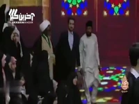 حضور شیخ زکزاکی در اولین شب از برنامه حسینیه معلی