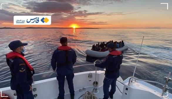 نجات جان 92 پناهجو در مدیترانه توسط گارد ساحلی ترکیه