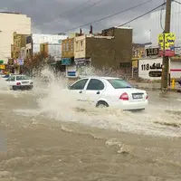 آخرین وضعیت بارش‌ها در یاسوج؛ آبگرفتگی معابر و خیابان‌ها