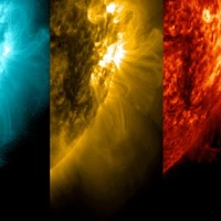 خودنمایی یک شراره خورشیدی قوی در عکس ناسا