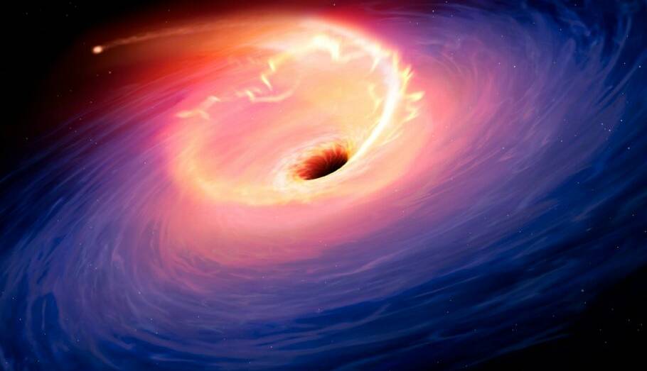 امروز در فضا؛ دانشمندان سیاهچاله‌ای را درحال بلعیدن ستاره دیدند