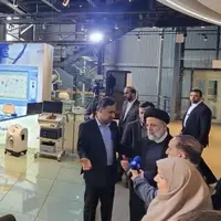بازدید رئیسی از خانه نوآوری و فناوری ایران در محل نمایشگاه بین‌المللی تهران