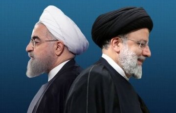 حضور همزمان دولتمردان روحانی و رئیسی در یک مراسم
