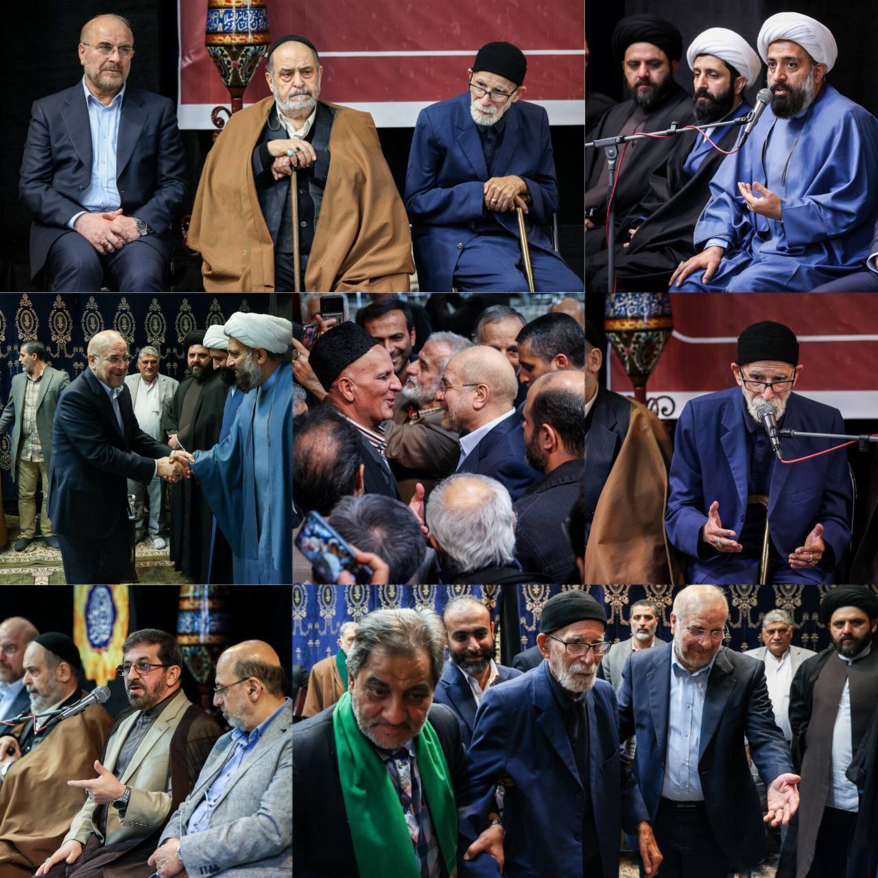 تصاویری از دیدار صمیمانه قالیباف با جمعی از مداحان اهل بیت(ع) در تهران
