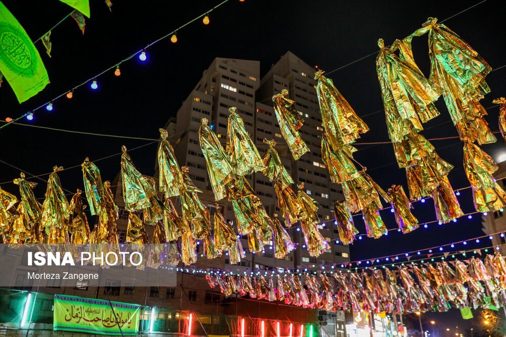 عکس/ تهران در آستانه جشن نیمه شعبان