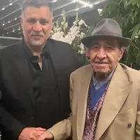 چهره ها/ ملاقات شهریار فوتبال ایران با ایرج خواجه امیری در رستورانش