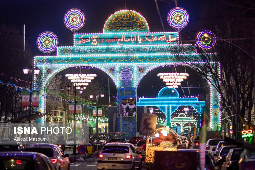 عکس/ تهران در آستانه جشن نیمه شعبان