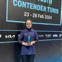 کسب مدال برنز کانتندر تونس توسط دختر پینگ‌پنگ‌باز ایرانی
