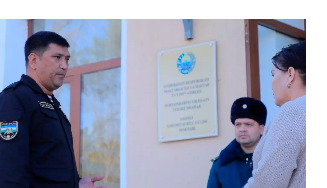 اجرای طرح آزمایشی نظارت نظامیان بر مدارس در ازبکستان