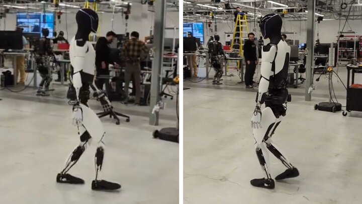 ویدئوی ایلان ماسک از راه رفتن ربات 79 میلیون بار دیده شد