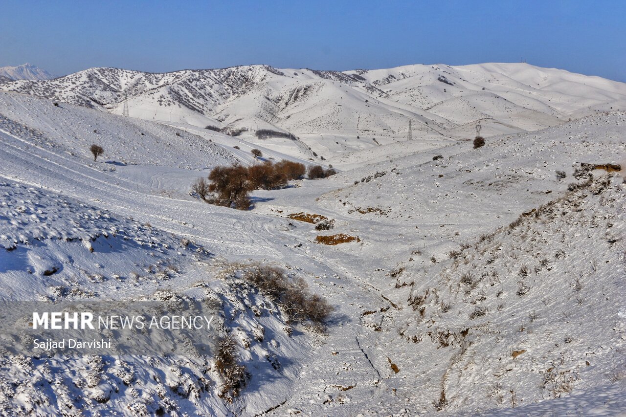 طبیعت زمستانه لرستان