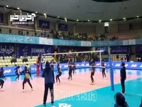 هیجان بانوان والیبالیست ایرانی