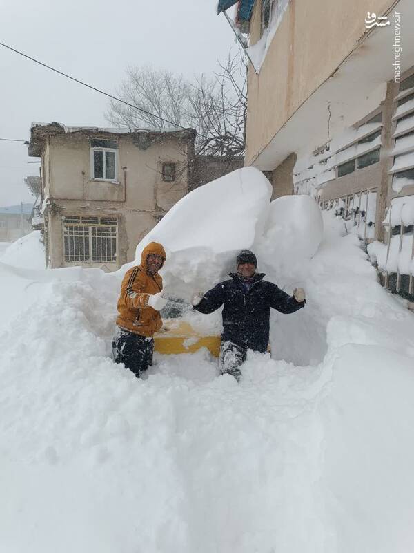 میزان بارش برف در کلیشم گیلان