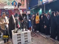 حضور گسترده شهروندان شیراز در پای صندوق های اخذ رای