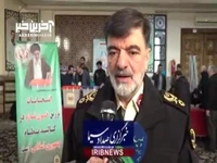 سردار رادان: پلیس در بحث امنیت صندوق‌ها تا آخرین دقایق انتخابات در شعب حضور خواهد داشت
