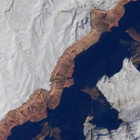 تصاویر شگفت‌انگیز ایستگاه فضایی بین‌المللی از زمین برفی